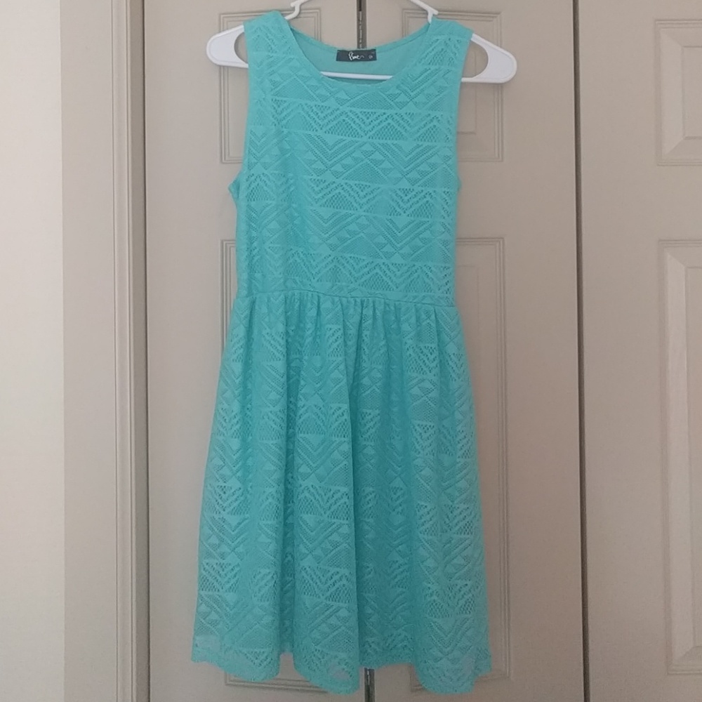 Teal/Blue dress